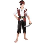 Dguisement pirate noir et blanc garon