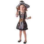 Dguisement pirate tatoue robe fille