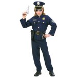 Dguisement policier bleu marine garon