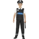 Dguisement policier noir et blanc garon