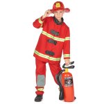 Dguisement pompier rouge enfant