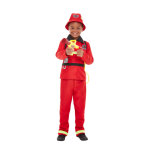 Dguisement pompier rouge garon