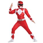 Dguisement power rangers rouge muscl enfant