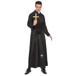 D�guisement pr�tre avec col blanc homme