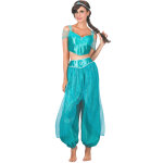 Dguisement princesse arabe bleu femme