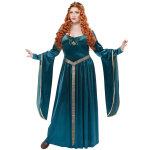 Dguisement princesse mdivale bleue grande taille femme