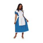Dguisement princesse merveilleuse bleue femme