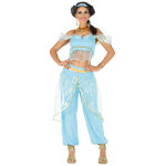 Dguisement princesse orientale bleu femme
