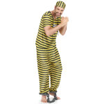 Dguisement prisonnierhomme jaune