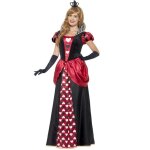 Dguisement reine de coeur longue femme