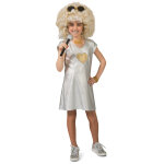 Dguisement robe argent disco fille