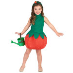 Dguisement robe fraise fille