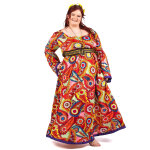 Dguisement robe hippie grande taille femme