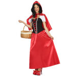 Dguisement robe longue petit chaperon femme