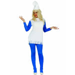 Dguisement robe nain bleu femme