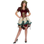 Dguisement robe steampunk aventurire femme