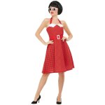 Dguisement rockabilly 50's rouge femme