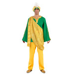 Dguisement roi mage sultan jaune adulte
