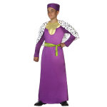 Dguisement roi mage violet enfant