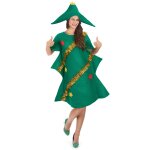 Dguisement sapin dcor humoristique femme nol
