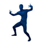 D�guisement seconde peau bleue adulte