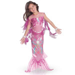 Dguisement sirne des mers rose fille
