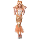 Dguisement sirne orange fille