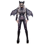 Dguisement squelette de chauve - souris femme luxe