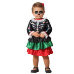 Dguisement squelette dia de los muertos bb fille