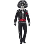Dguisement squelette mexicain homme dia de los muertos