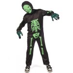 Dguisement squelette vert enfant