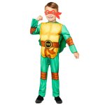 Dguisement tortue ninja avec 4 masques enfant