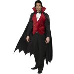 Dguisement vampire avec cape homme halloween
