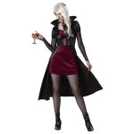Dguisement vampire femme rouge halloween