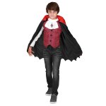 Dguisement vampire garon rouge halloween