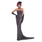 Dguisement vampire gothique gris femme