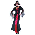 Dguisement vampire rouge et noir femme