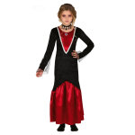 Dguisement vampire rouge et noir fille