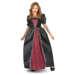 Dguisement vampire rouge et noir fille
