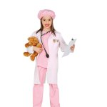 Dguisement vtrinaire rose fille
