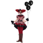 Dguisement vilain clown luxe fille