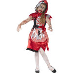 Dguisement zombie chaperon rouge fille