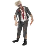 Dguisement zombie colier homme halloween