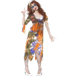 Dguisement zombie hippie femme halloween