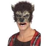 Demi masque loup garou adulte