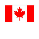 Drapeau supporter canada 150 x 90 cm