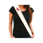 Echarpe tricolore vierge