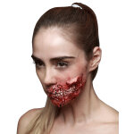 Fausse blessure dents apparentes adulte halloween