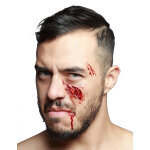 Fausse blessure pommette enfonce