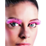 Faux cils longs roses adulte